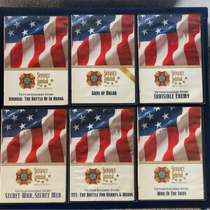 Service With Honor Lot DVD Set of 6 Vietnam Soldier's Story Very Good Condition